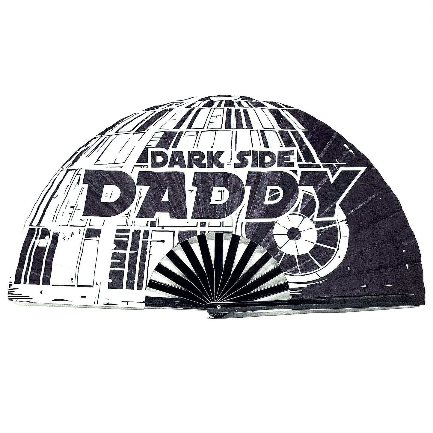 Dark Side Daddy - Bamboo Folding Hand Fan