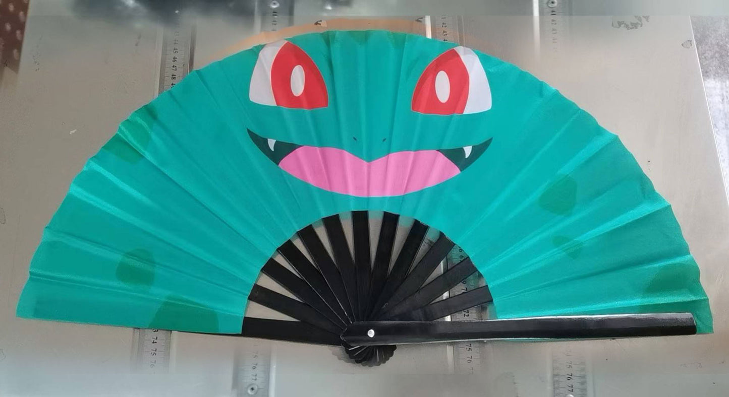 Grass - Bamboo Folding Hand Fan