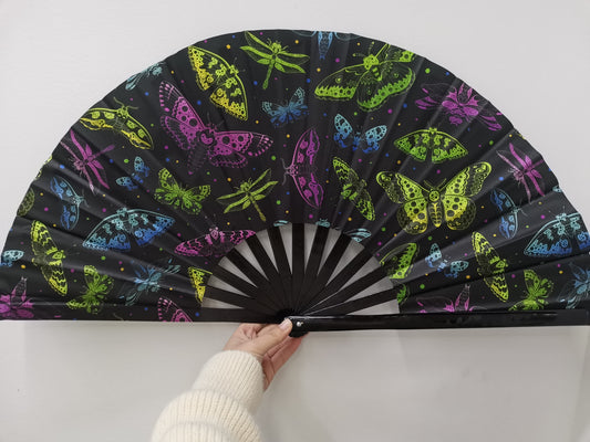 Bugs - Bamboo Folding Hand Fan