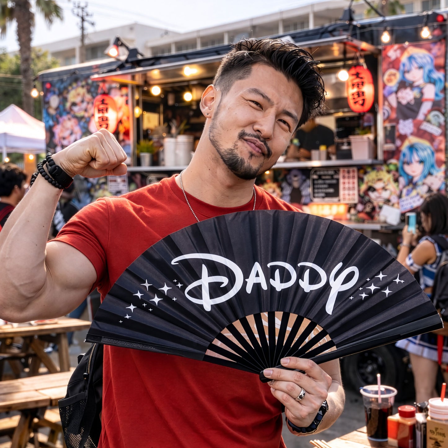 Daddy - Bamboo Folding Hand Fan