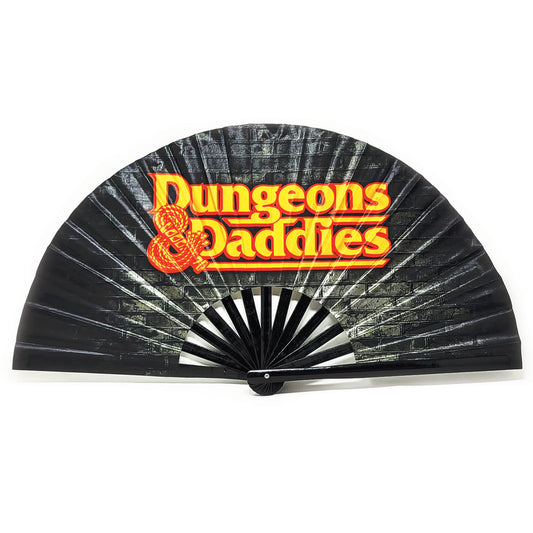 Dungeons and Daddies - Bamboo Folding Hand Fan