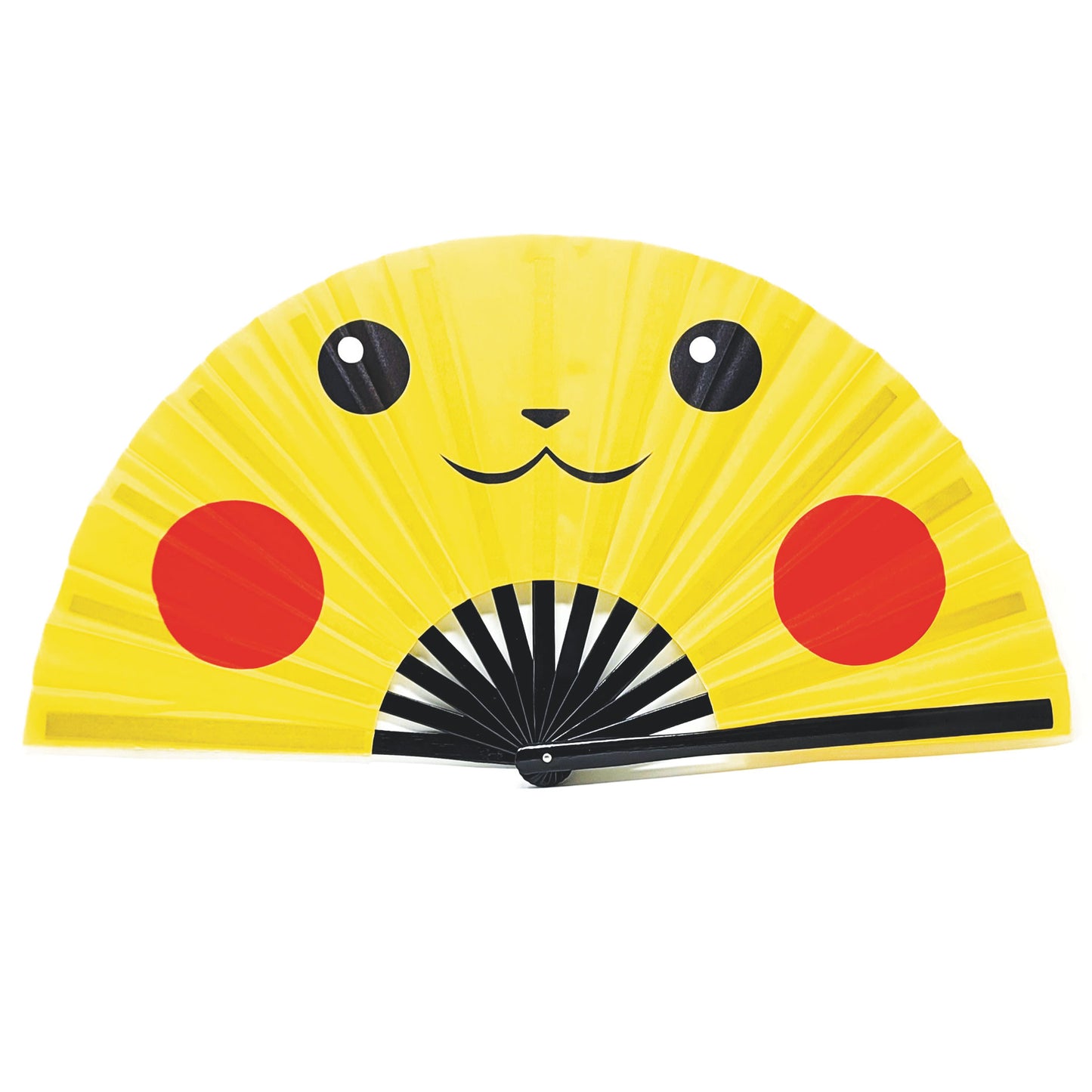 Electric - Bamboo Folding Hand Fan