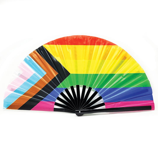 Pride Rainbow - Bamboo Folding Hand Fan
