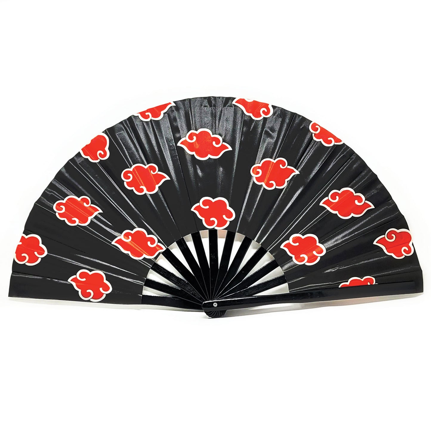 Red Clouds - Bamboo Folding Hand Fan