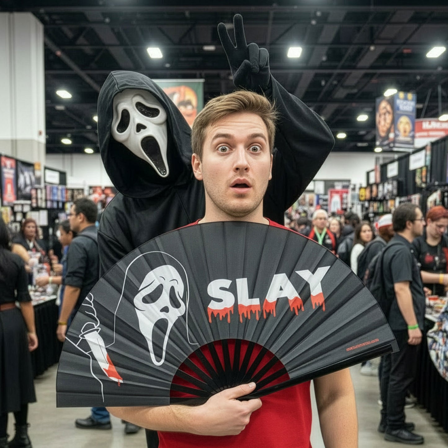Slay - Bamboo Folding Hand Fan