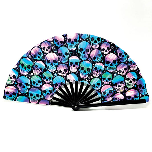Skulls - Bamboo Folding Hand Fan