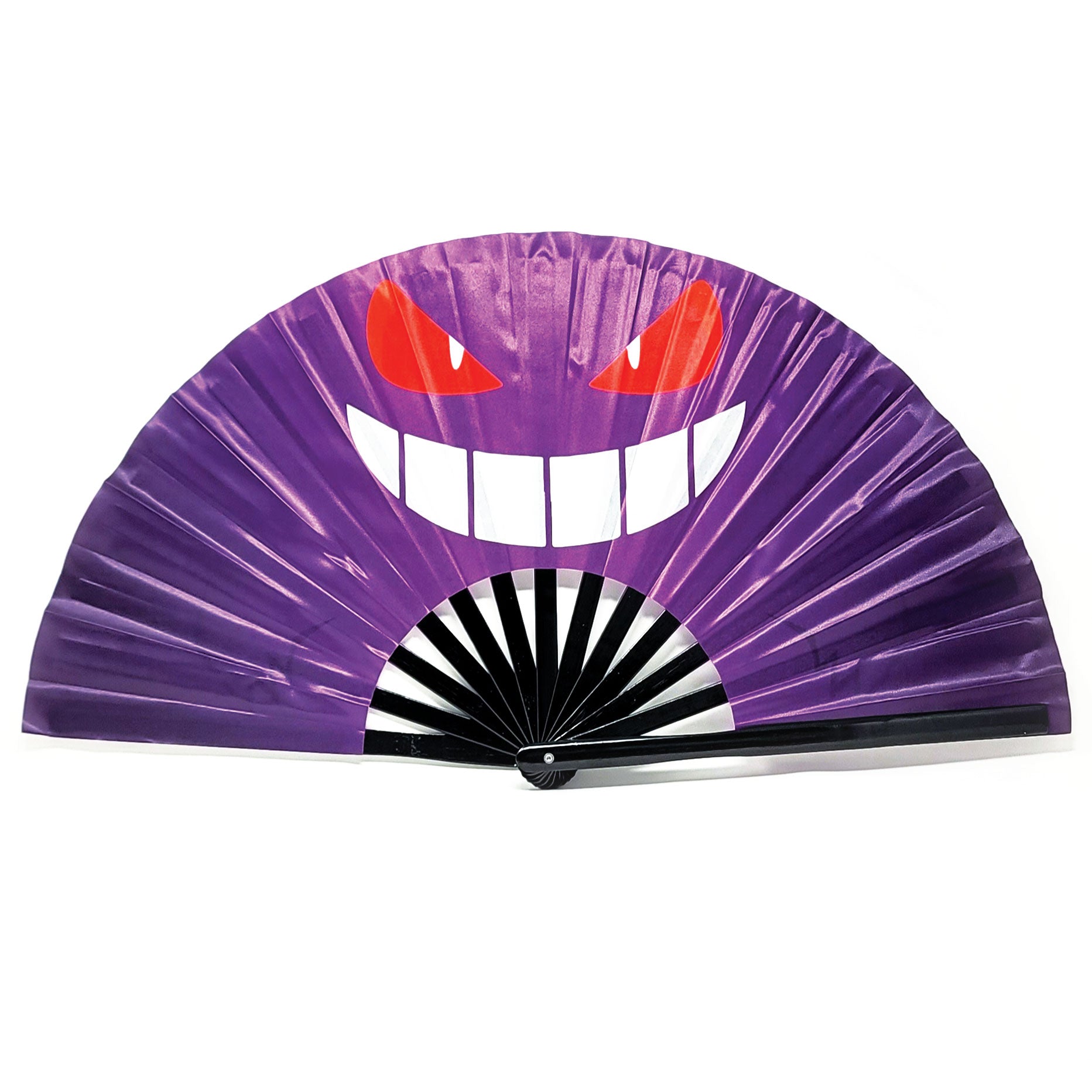 Spooky Smile - Bamboo Folding Hand Fan – whatsclackin