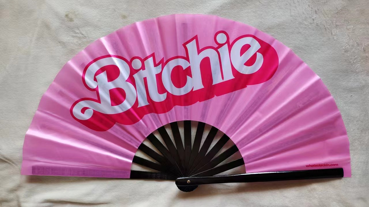 Bitchie - Folding Hand Fan