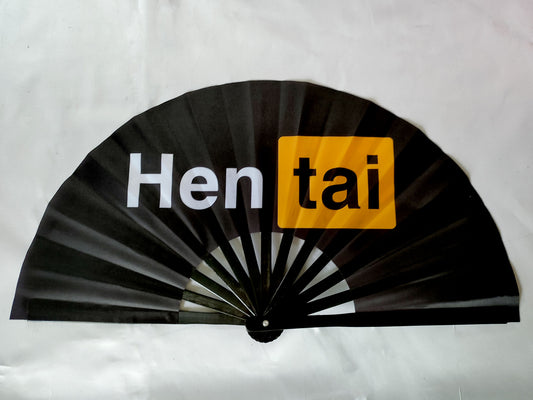 Hentai - Bamboo Folding Hand Fan