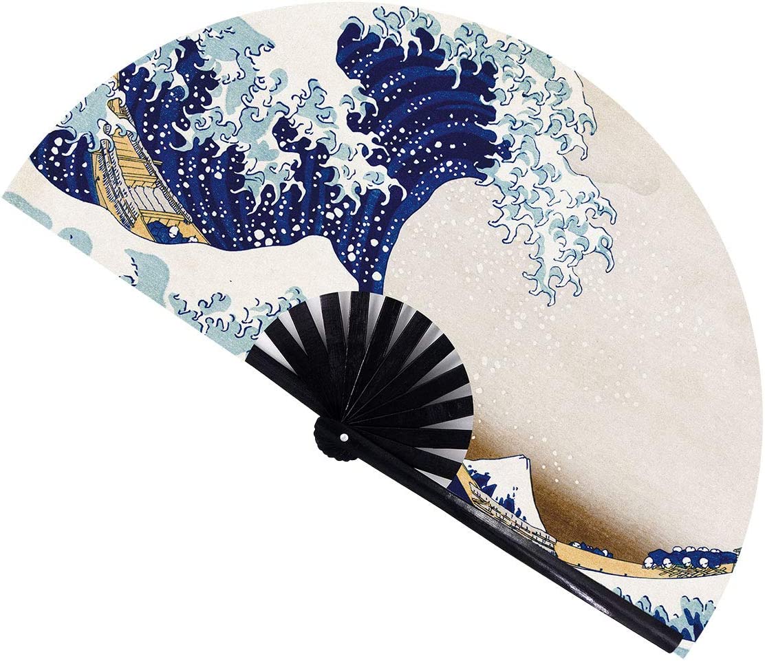 Japanese Wave Art - Folding Hand Fan