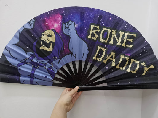 Bone Daddy - Folding Hand Fan